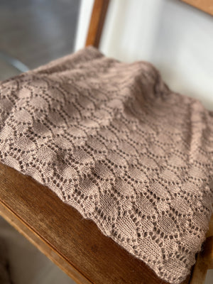 Alpaka plaid - pudder