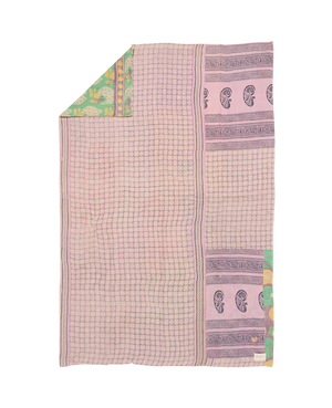 Vintage kantha quilt #110