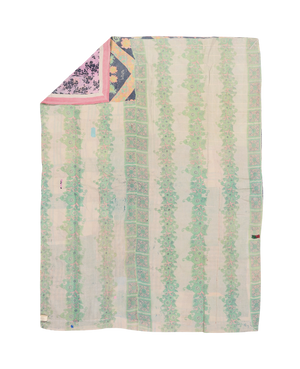 Vintage kantha quilt #87