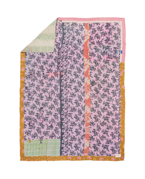 Vintage kantha quilt #87