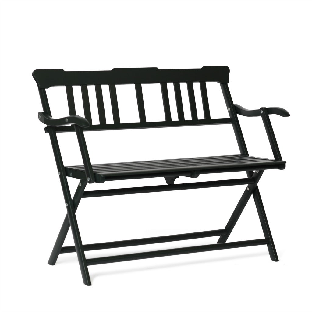 Humlebæk-bænken-grøn-Skovshoved-Møbelfabrik