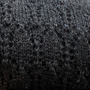 Alpaka plaid - mørkegrå