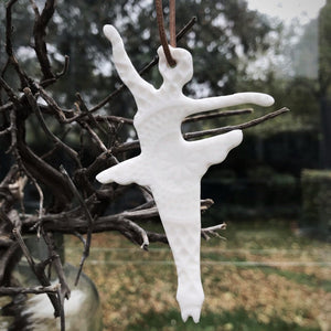 Danserinde-ballerina-porcelæn-ophæng