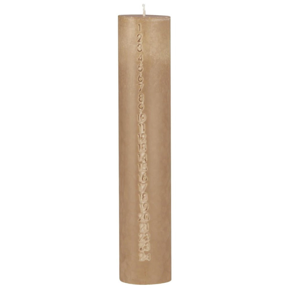 kalenderlys-beige-iblaursen