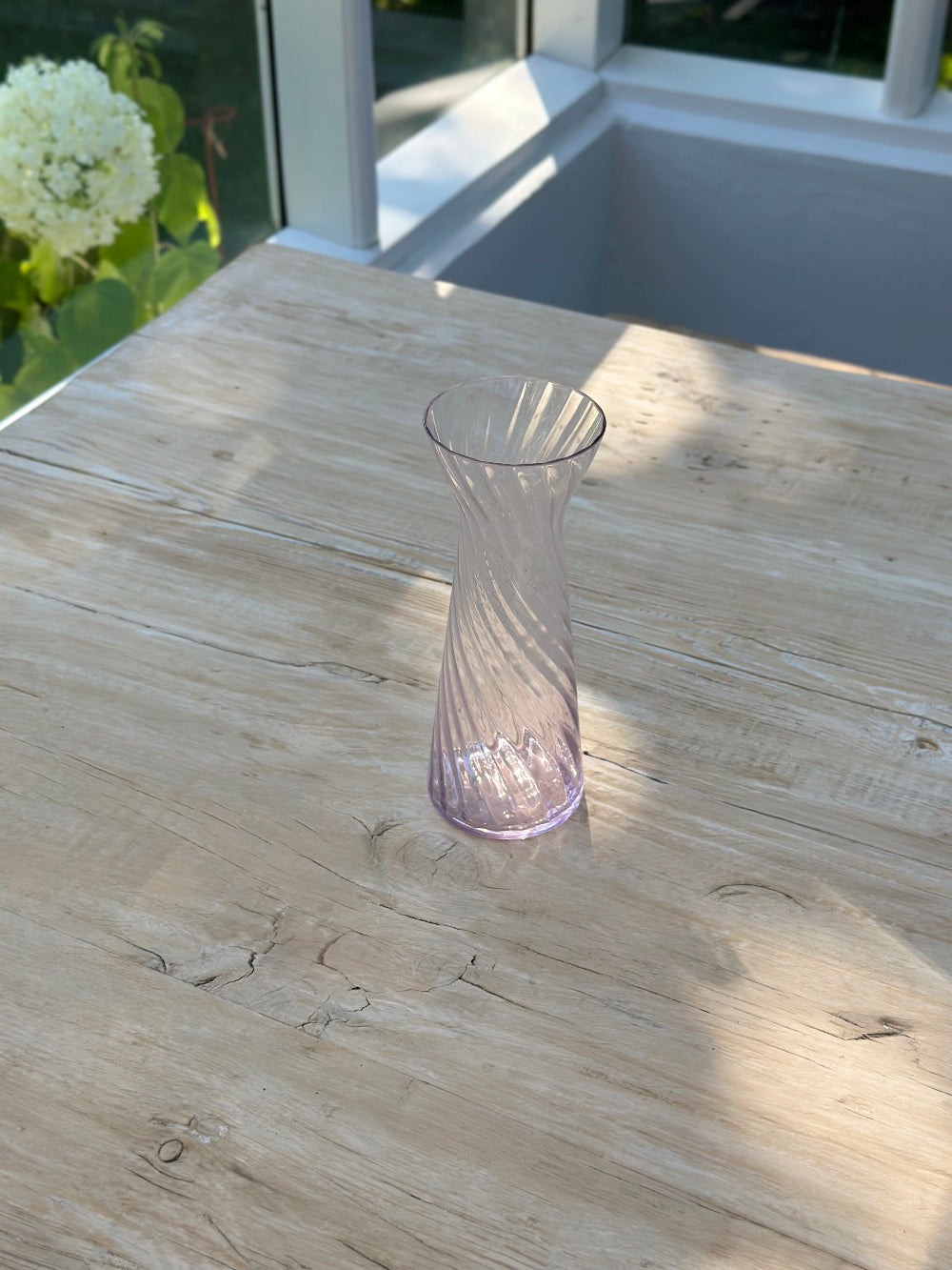 hyacintglas-rose-lyserød