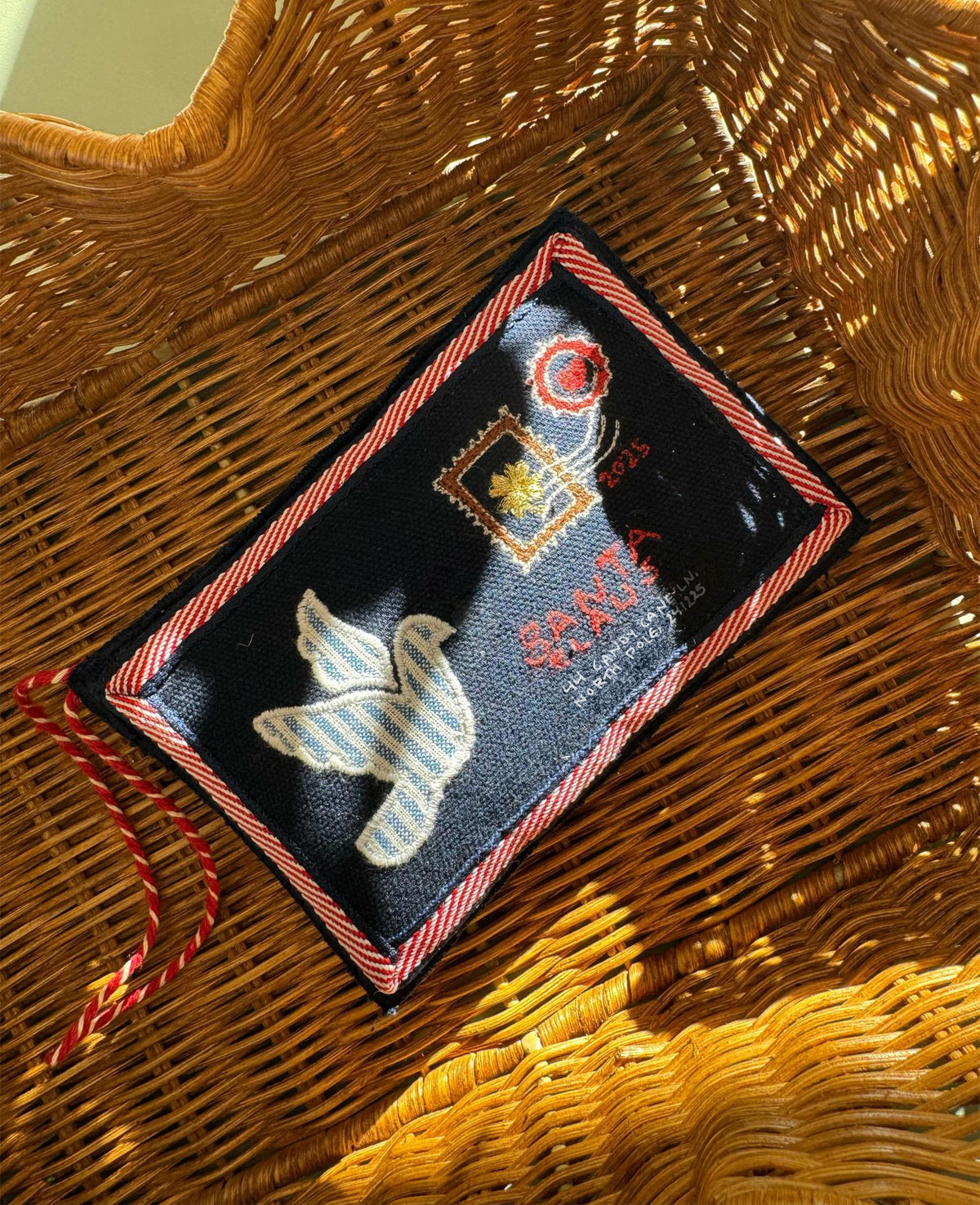 Sissel Edelbo: Christmas Letter Ornament Santa