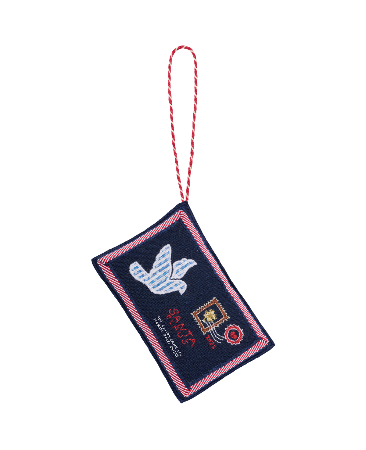 Sissel Edelbo: Christmas Letter Ornament Santa