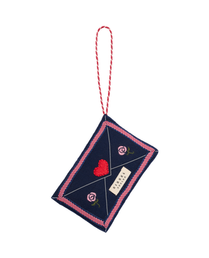 Sissel Edelbo: Christmas Letter Ornament Santa