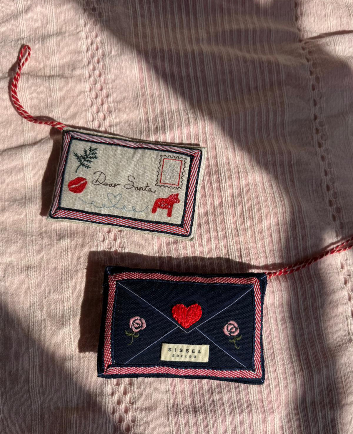 Sissel Edelbo: Christmas Letter Ornament Santa