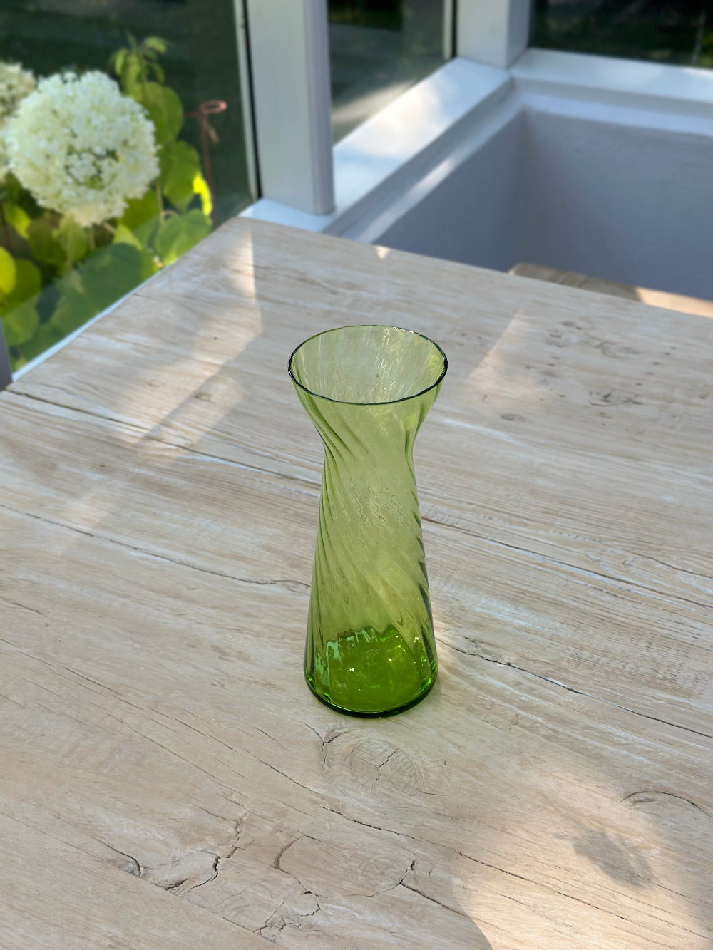 hyacintglas-dekoration-grøn