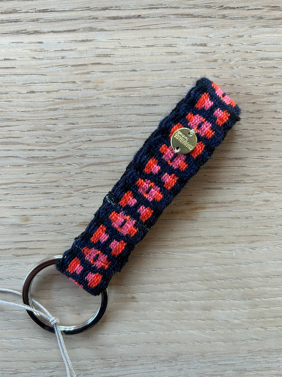 Guanabana nøglering navy/rød