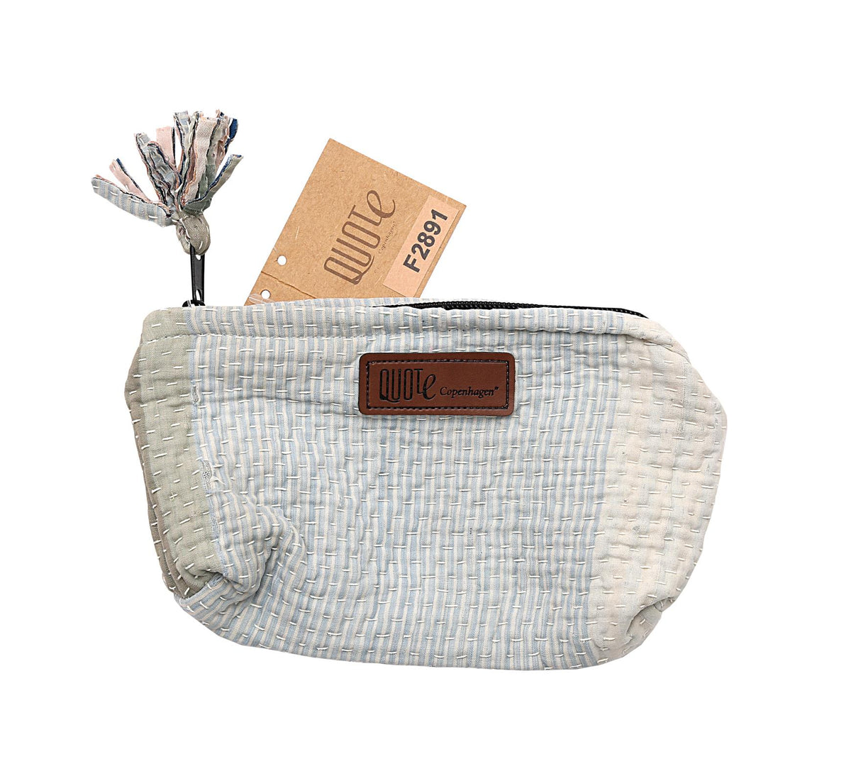 Kantha quilt toilettaske unika #34