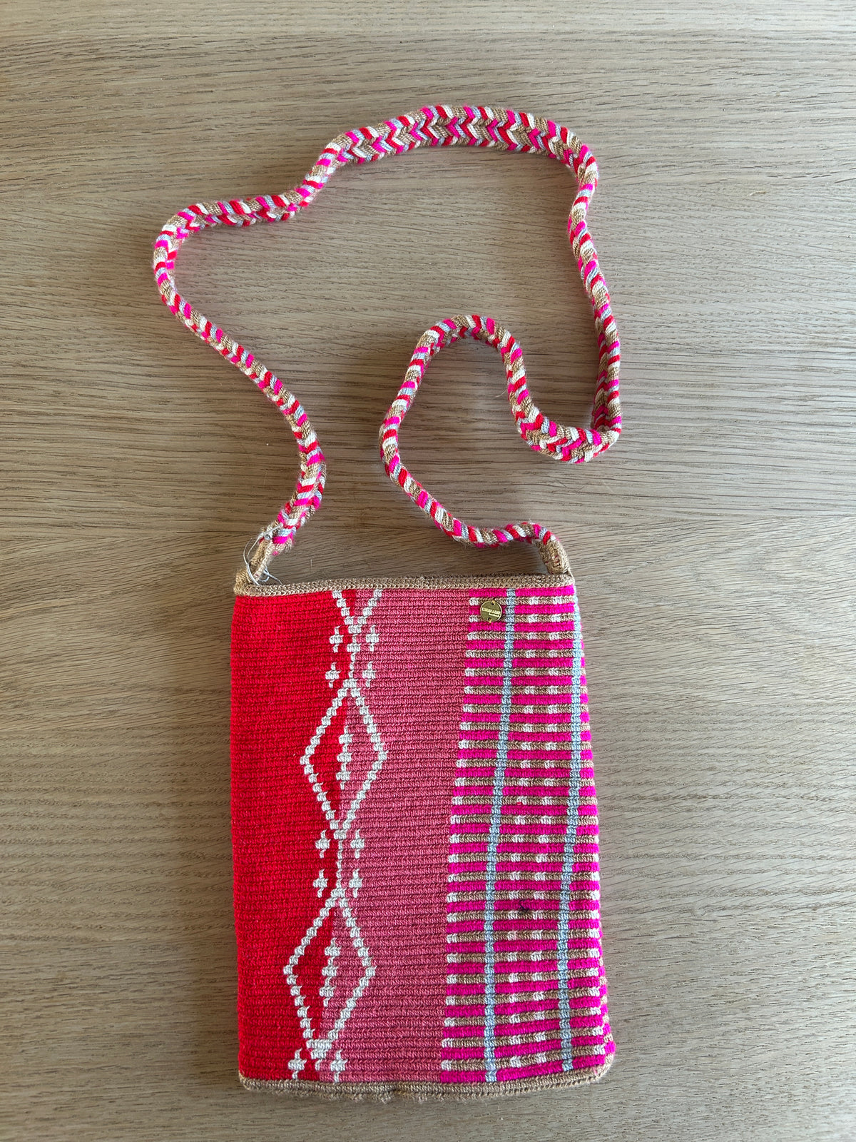 Guanabana Opera bag rød/salmon/pink