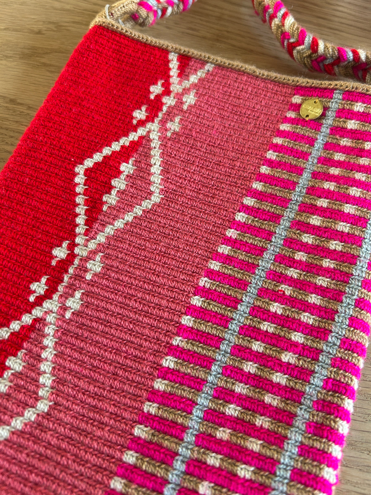 Guanabana Opera bag rød/salmon/pink