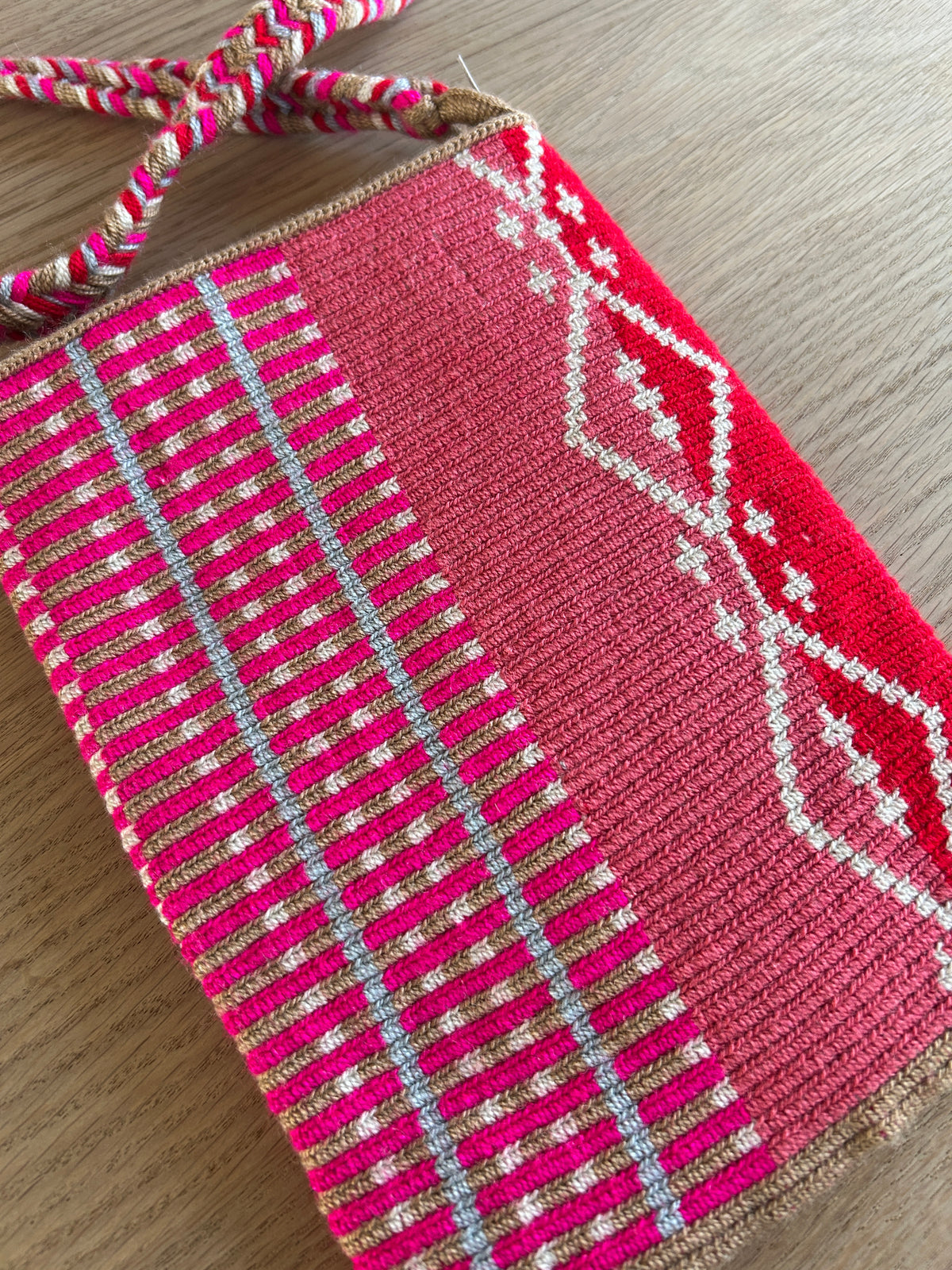 Guanabana Opera bag rød/salmon/pink