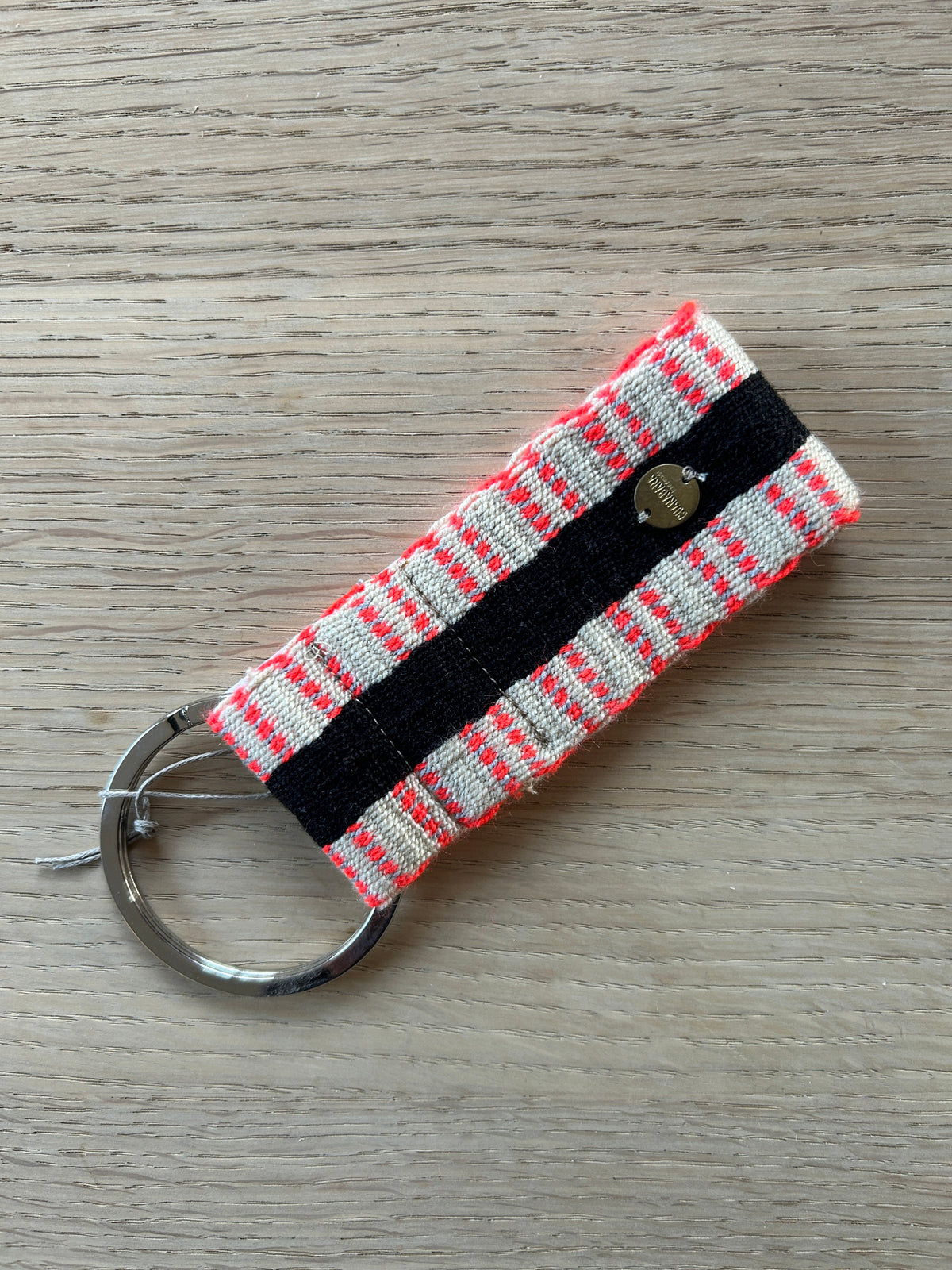 Guanabana nøglering sort/creme