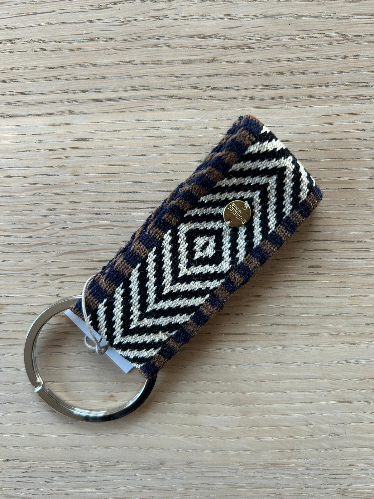 Guanabana nøglering sort/creme