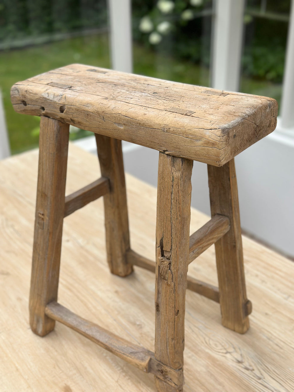 vintage-skammel-vintagetræmøbler