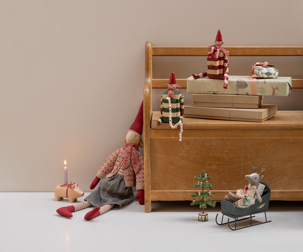 Pixy - nissepige m. cardigan str. 4