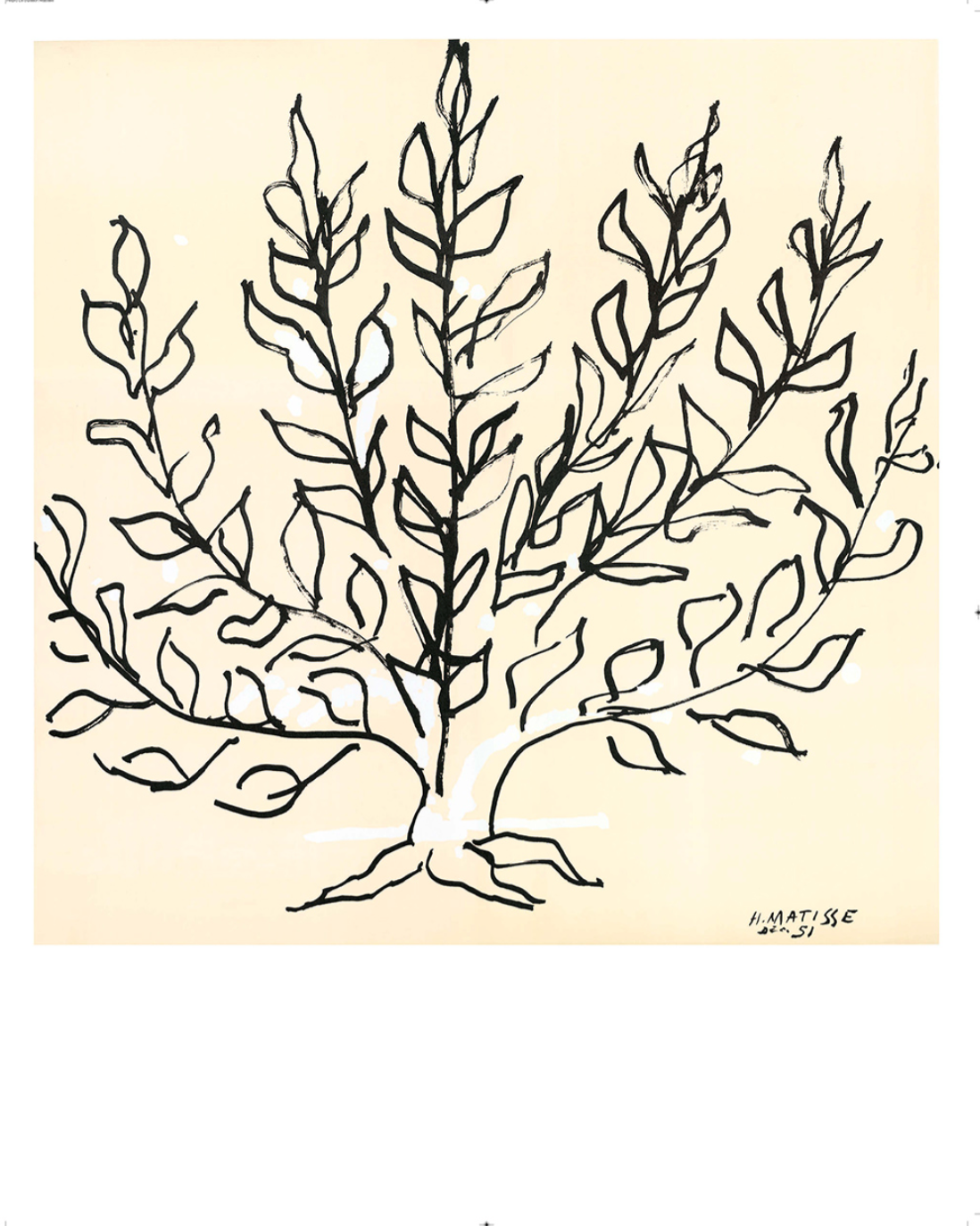 Henri Matisse: Le Buisson stor