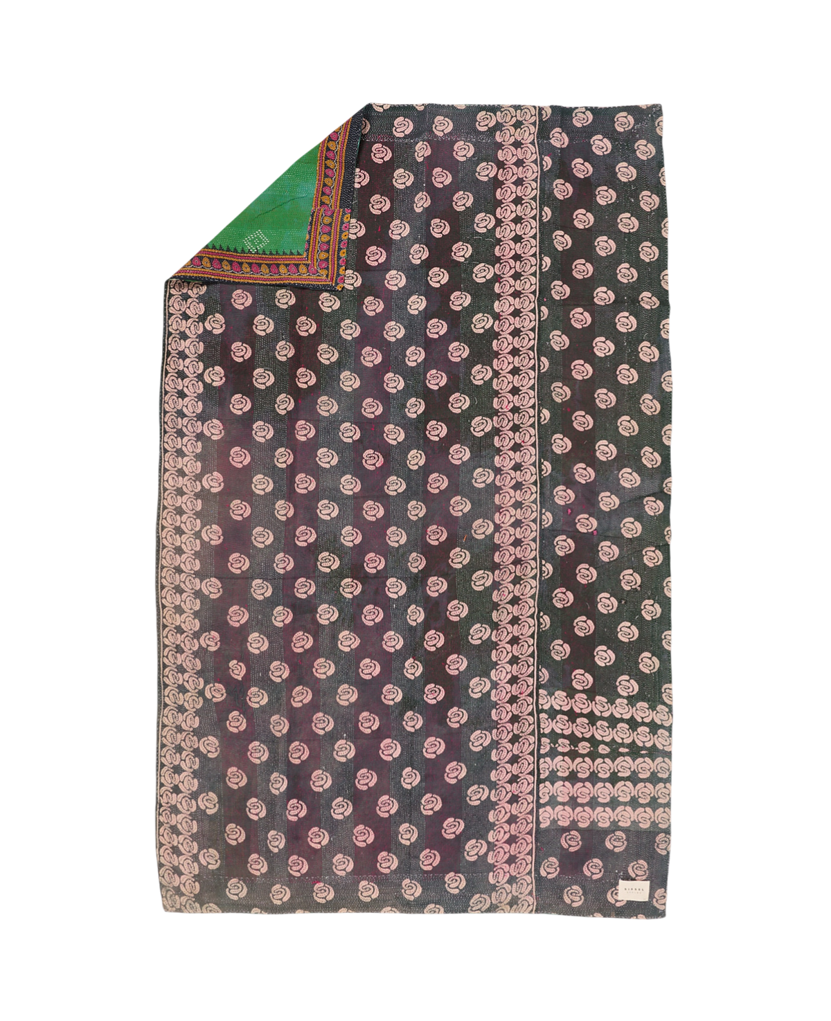 Vintage kantha quilt #103