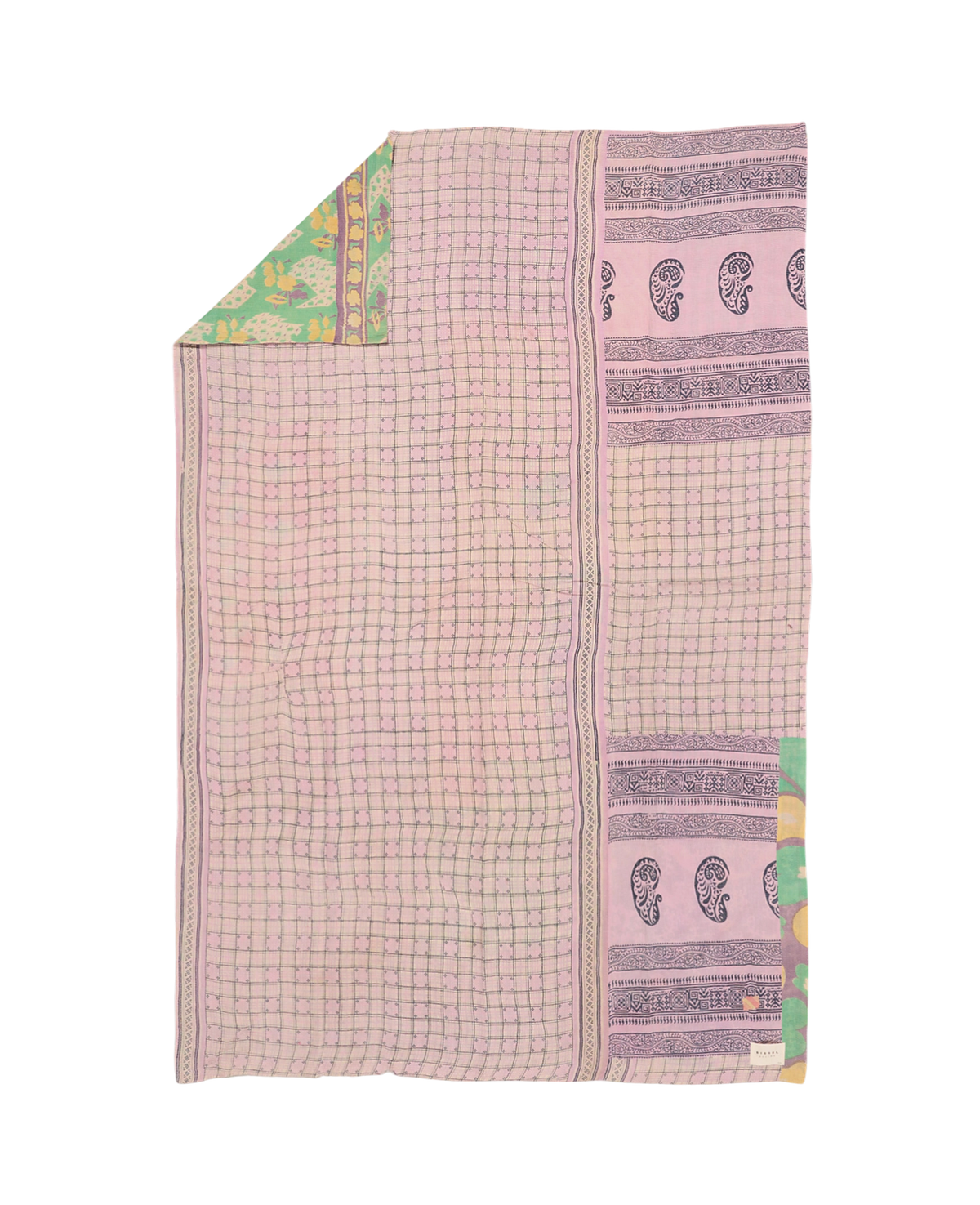 Vintage kantha quilt #110