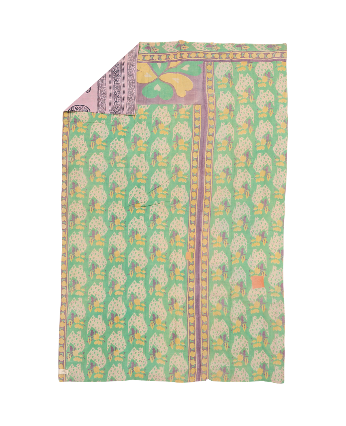Vintage kantha quilt #110