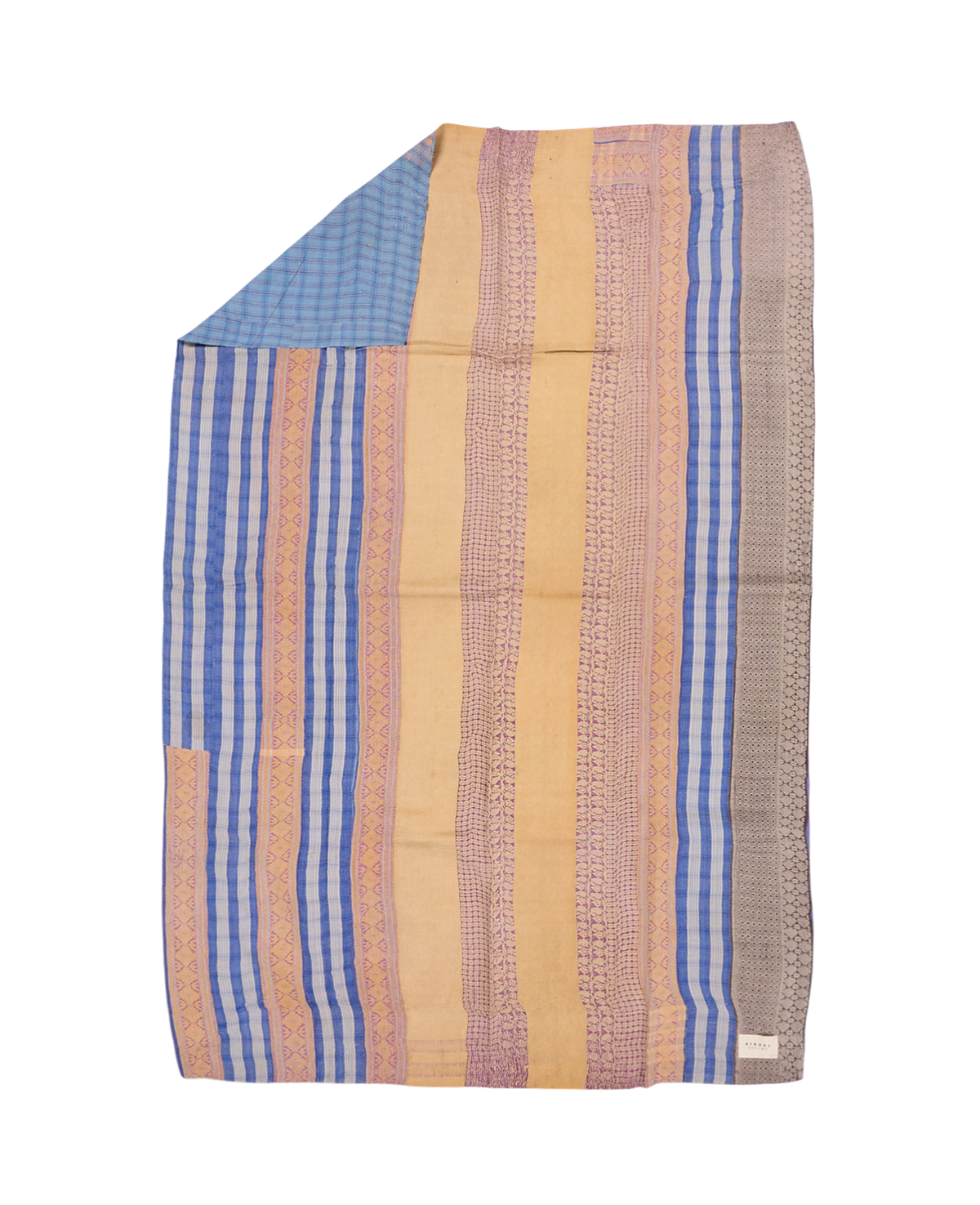 Vintage kantha quilt #119