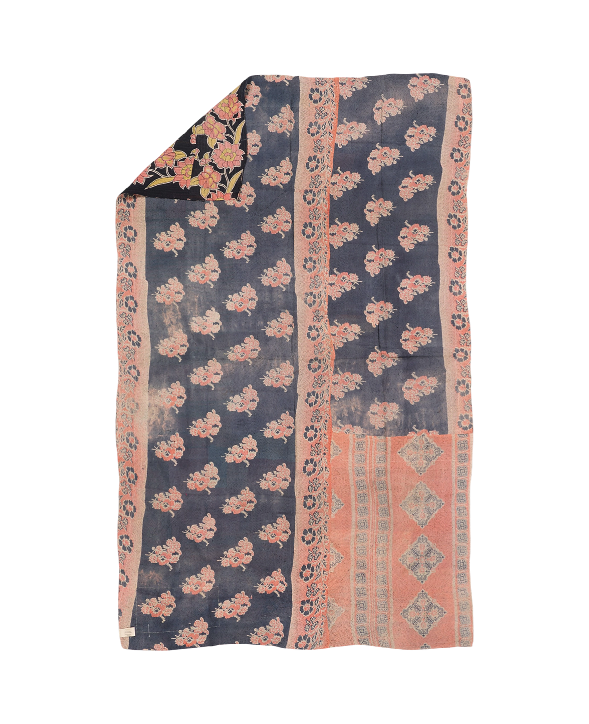 Vintage kantha quilt #122