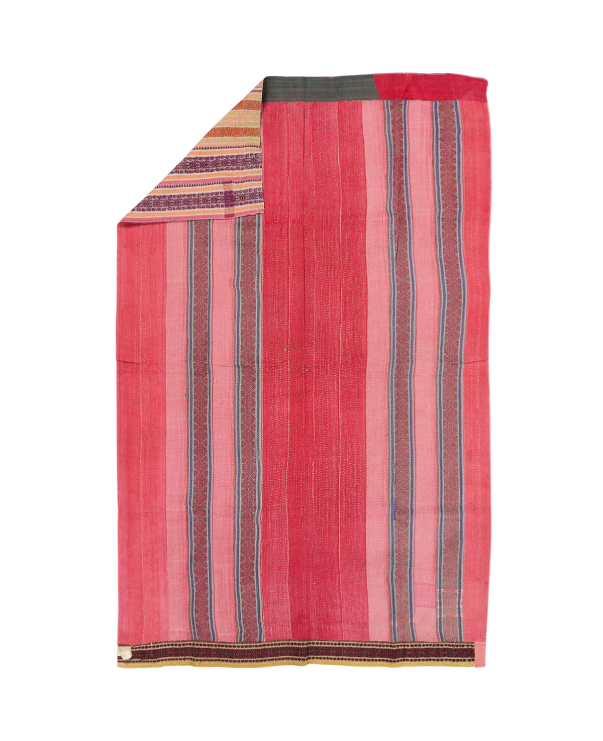 Vintage kantha quilt #125