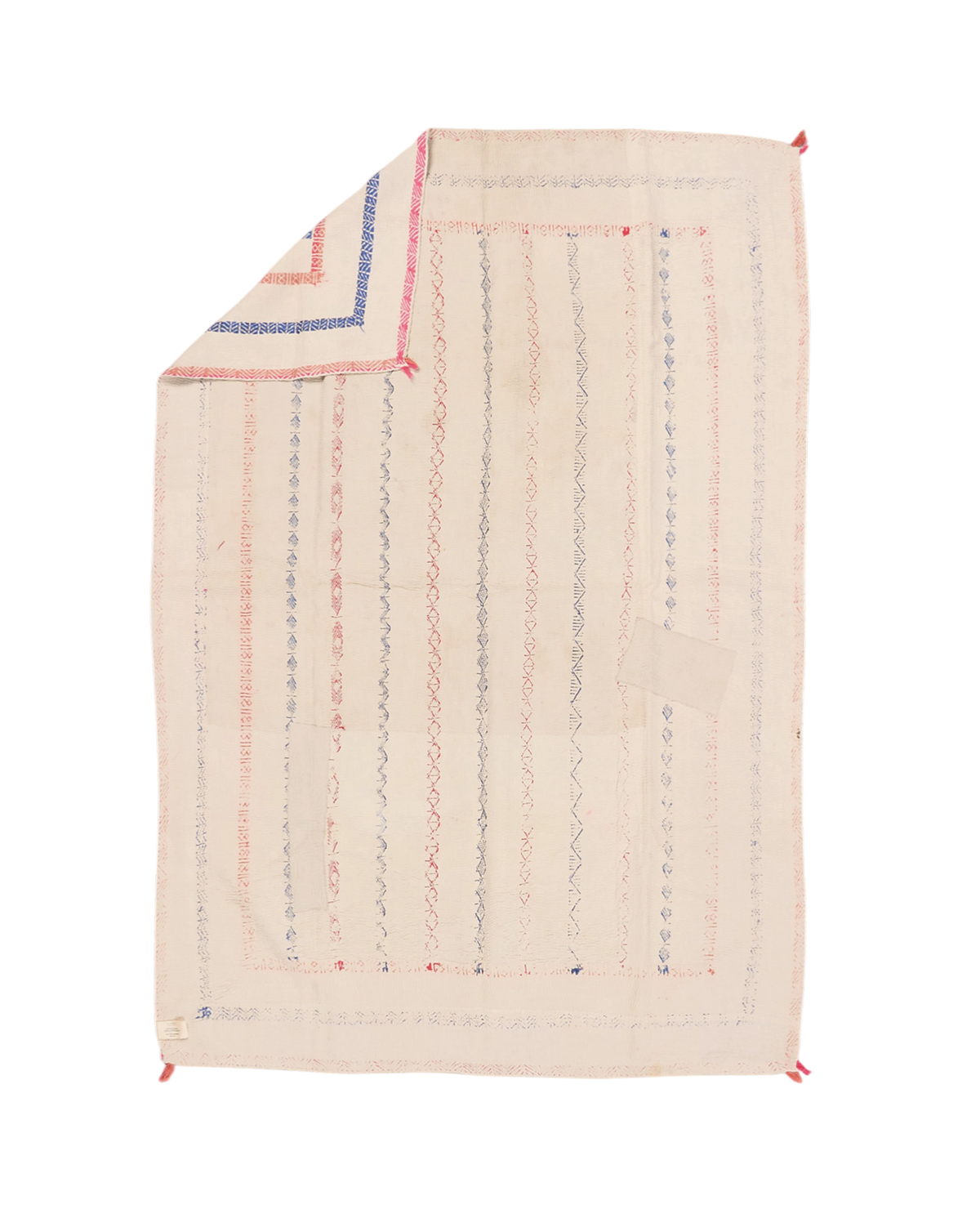 Vintage kantha quilt #130