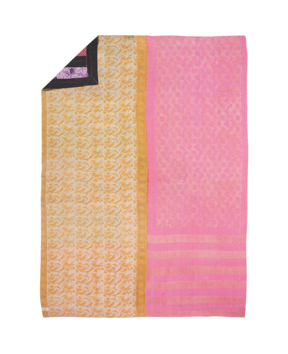 Vintage kantha quilt #76