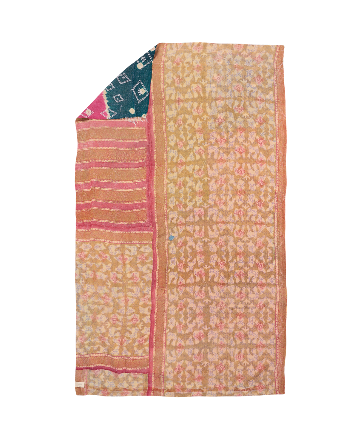 Vintage kantha quilt #86
