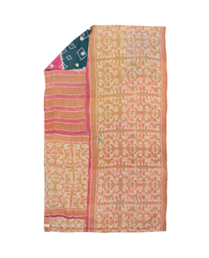 Vintage kantha quilt #86