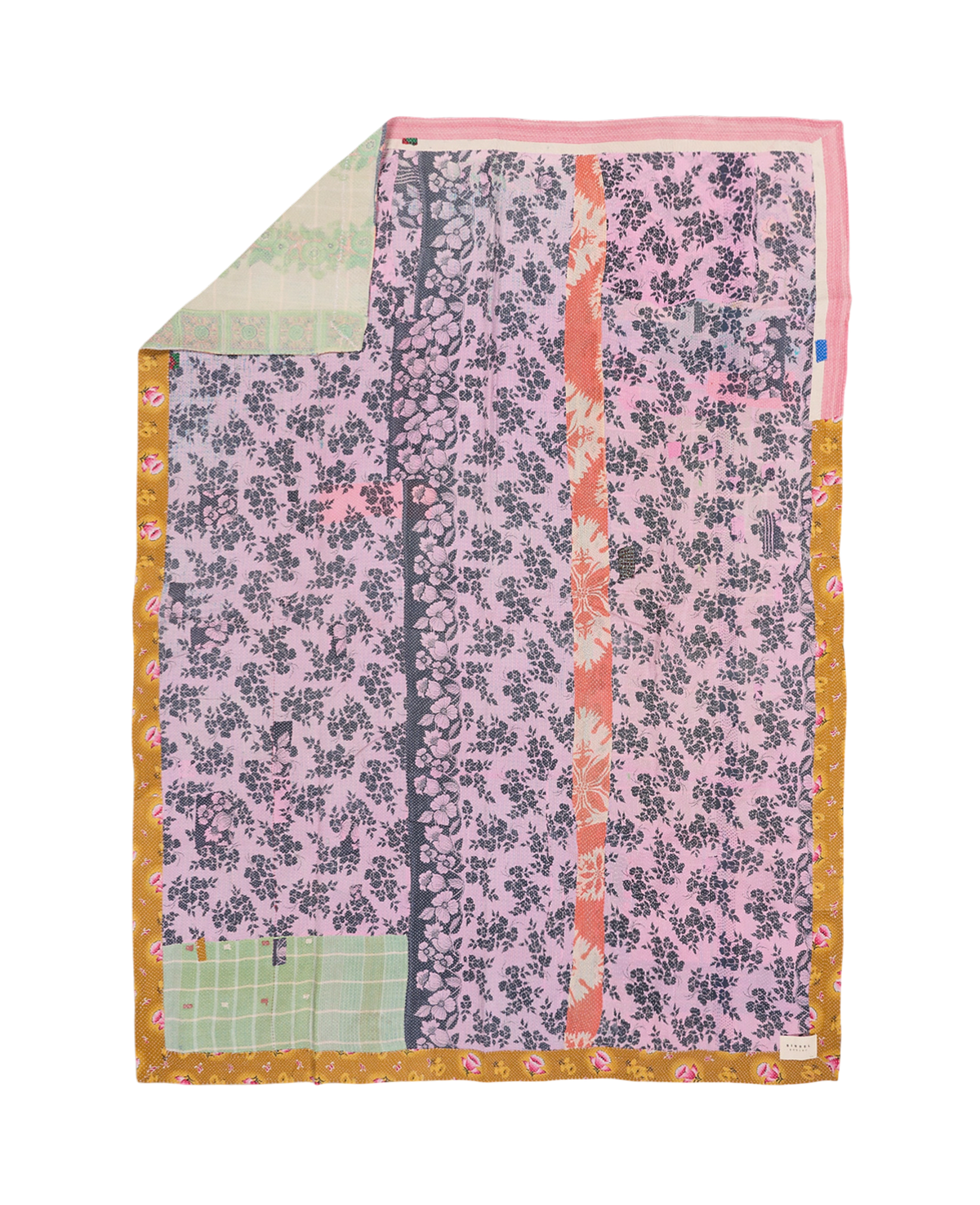 Vintage kantha quilt #87