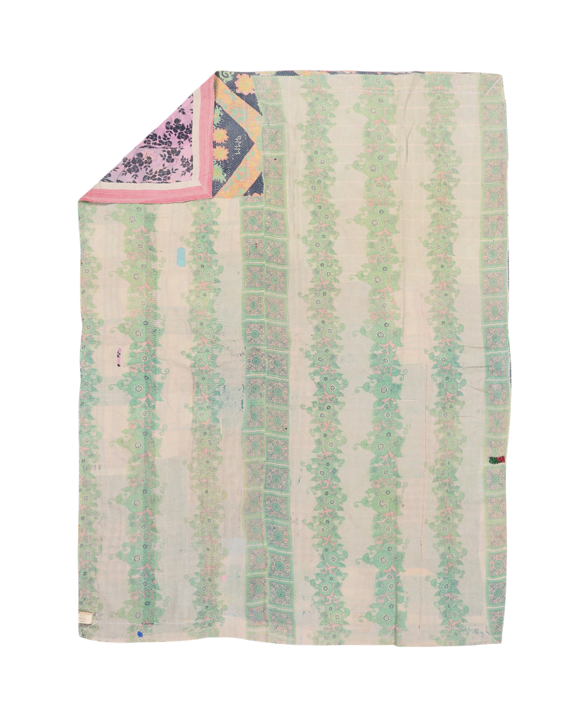 Vintage kantha quilt #87