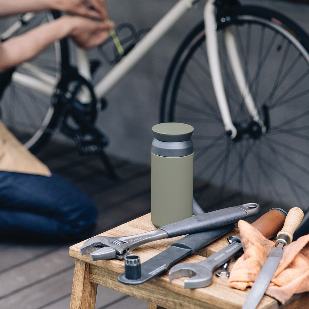 Kinto travel tumbler 500 ml - khaki