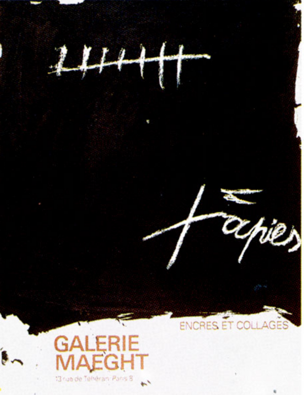 Antoni Tàpies: Encres et collages HOUM