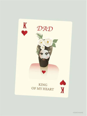 Dad - King of my Heart kort