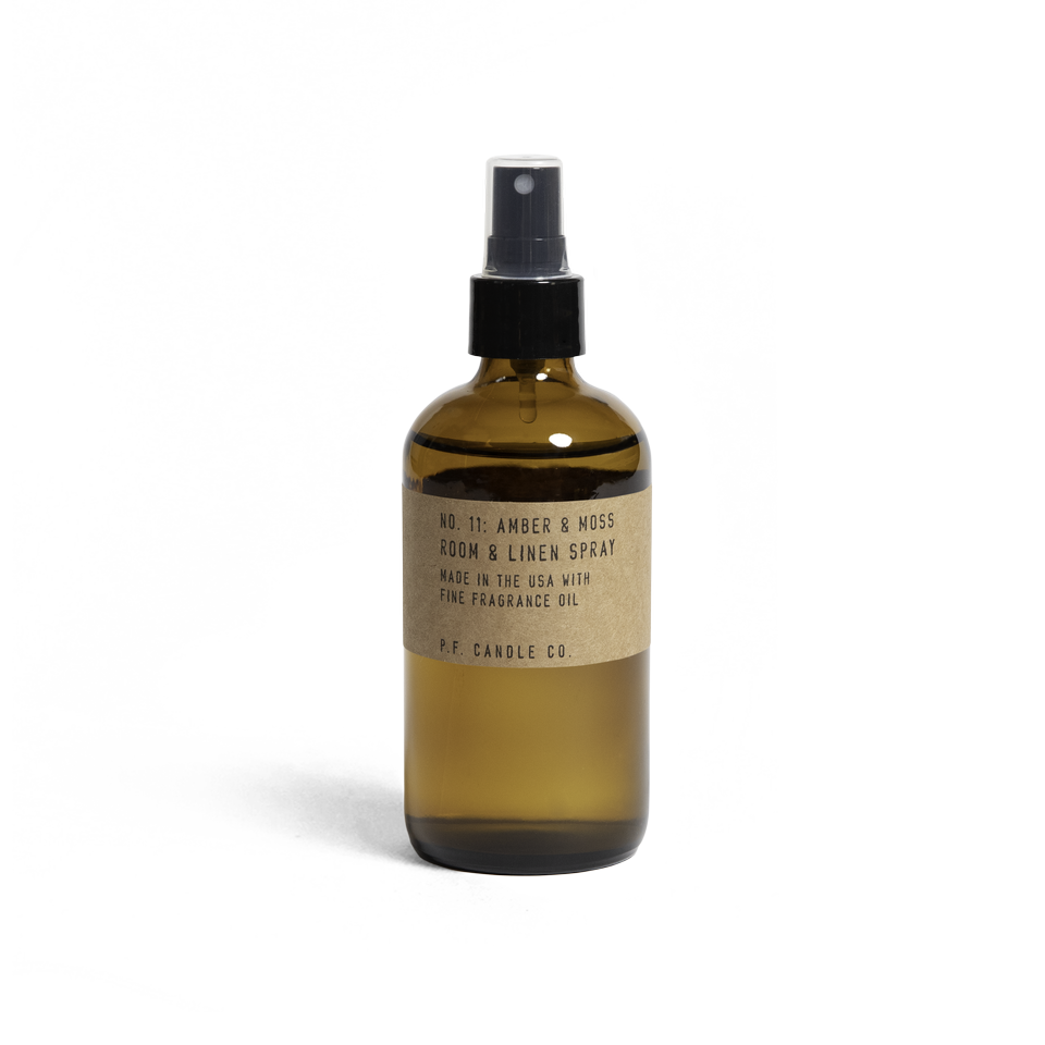 P.F. Candle Co Room &amp; linen spray - Amber &amp; Moss
