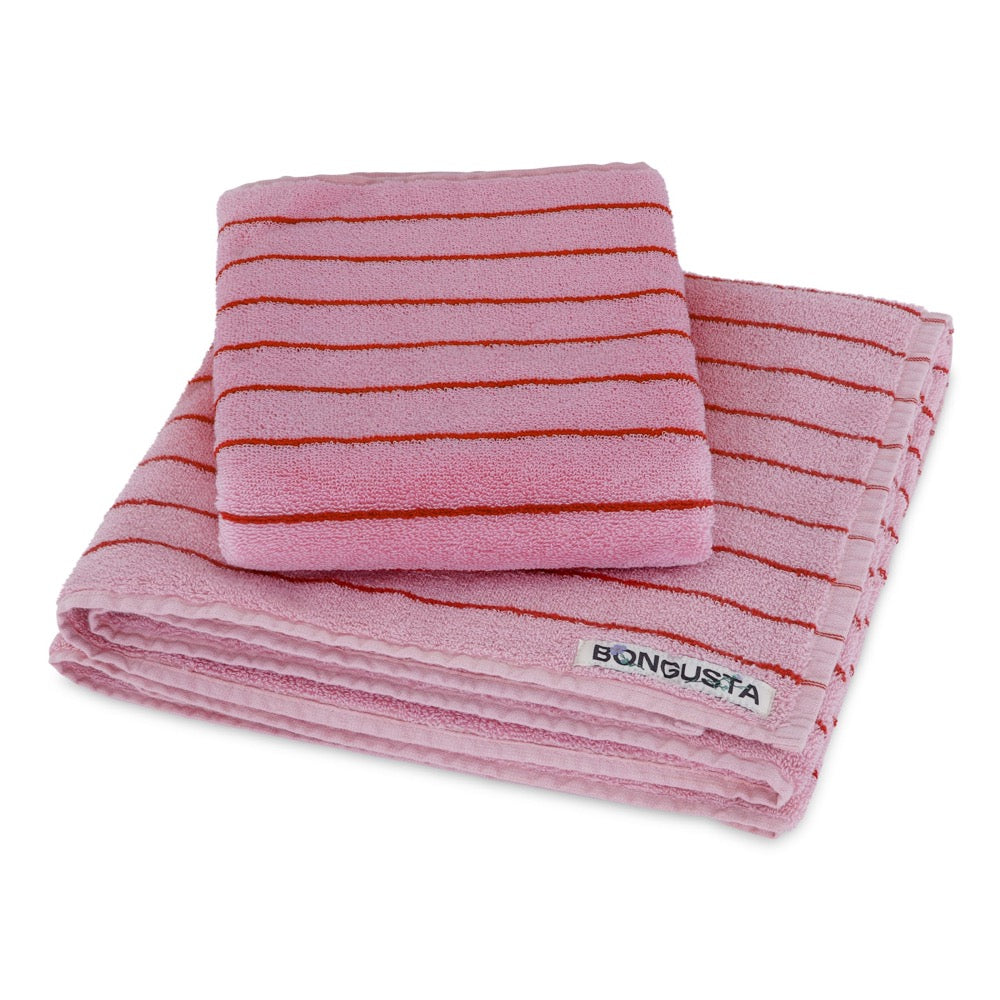 Badehåndklæde pink - HOUM